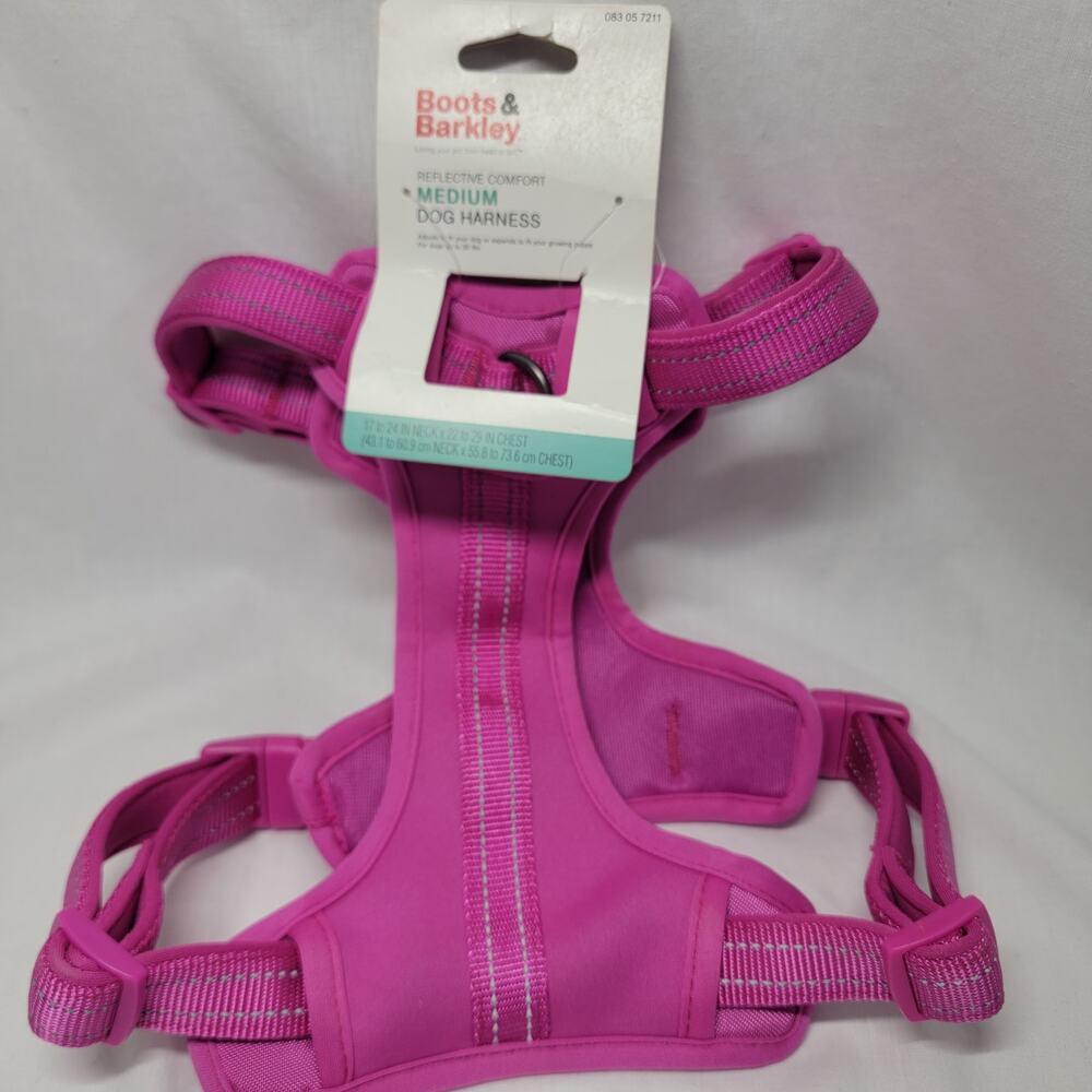 Boots and Barkley Dog Harness Medium 40 lbs Reflective Padded  Anti Choke NWT - Picture 2 of 11